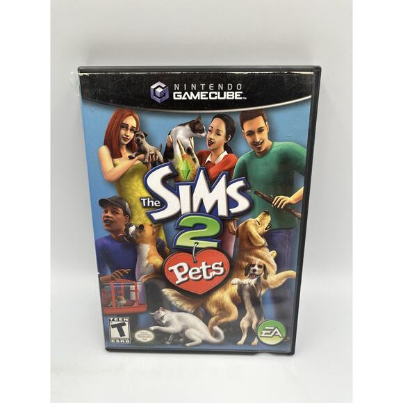 Sims 2: Pets (Nintendo GameCube, 2006) Complete In Box Tested - Picture 1 of 8